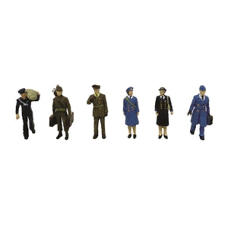 Scenecraft 36-430 OO Gauge Embarking Service Personnel