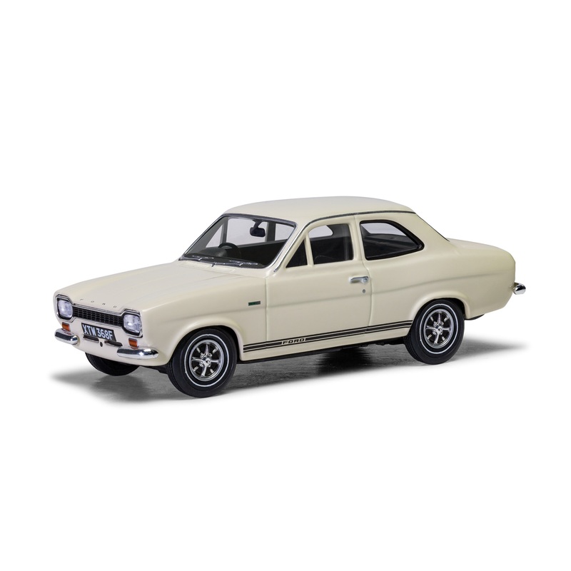 Corgi VA09532 Ford Escort MkI Twin Cam, Ermine White (Ford Press Car)