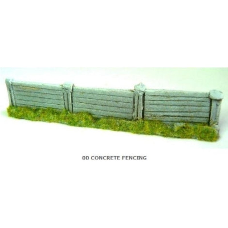 OO Gauge Concrete Fencing