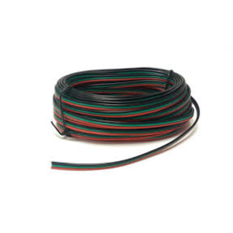 Point Motor Wire Red/Green/Black Tripled (14 x 0.15mm) 10m
