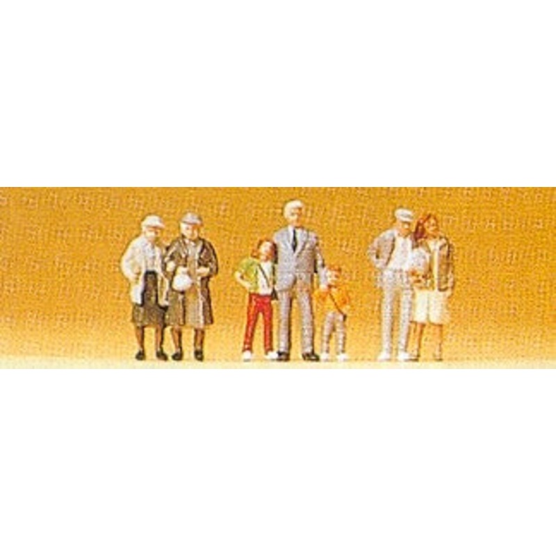 Preisser PR75011 TT:120 At The Shops (7) Figure Set