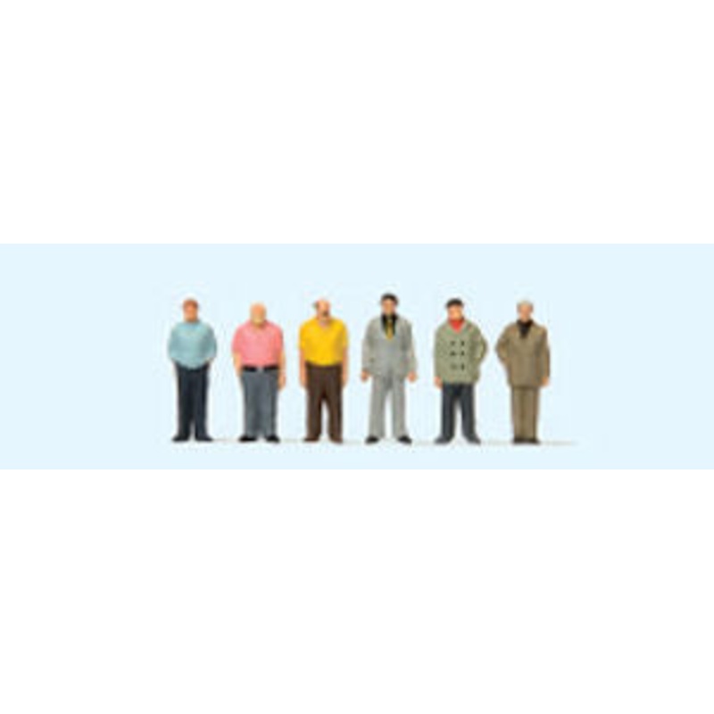 Preisser PR75054 TT:120 Men Standing (6) Figure Set