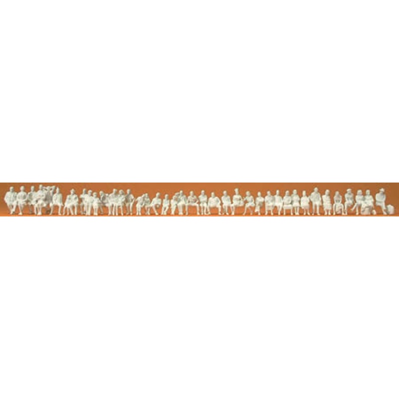 Preisser PR75101 TT:120 Seated Passengers (39) Unpainted Figures
