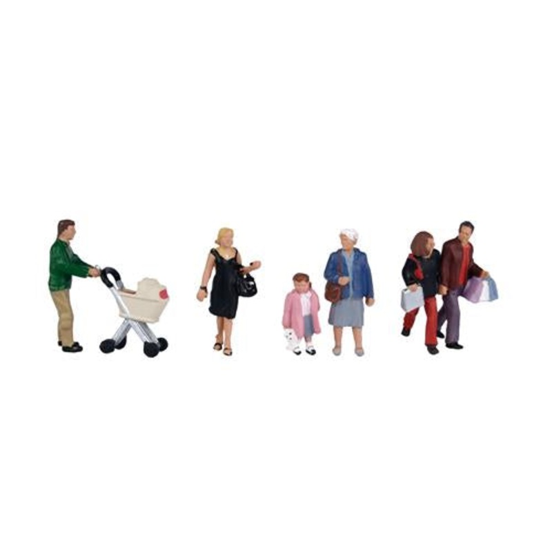 Scenecraft 36-046 OO Gauge Shopping Figures