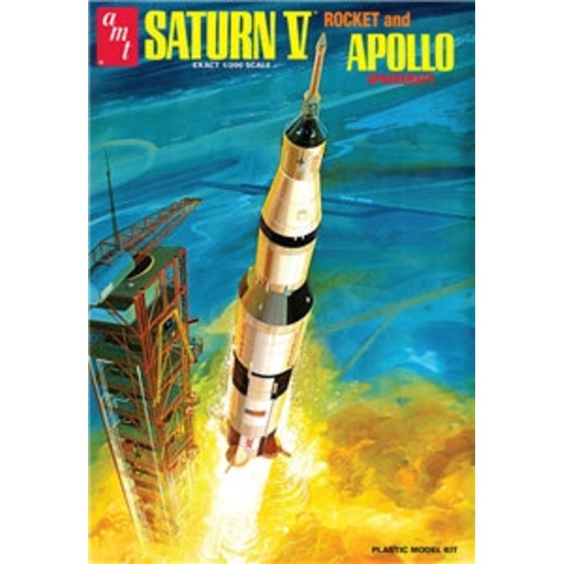 AMT 1:200 Saturn V Rocket & Apollo Spacecraft