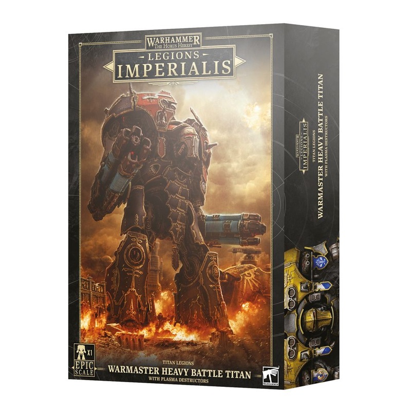 Legions Imperialis Titan Legions Warmaster Heavy Battle Titan with Plasma Destructors PRE-ORDER RELEASE 13th APRIL 2024
