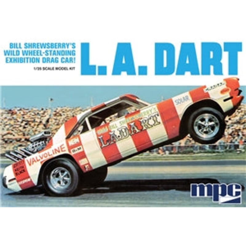 MPC 1:25 Bill Shrewsberry’s L.A. Dart Wheel-standing Drag Car