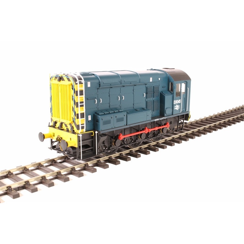 Dapol O Gauge 7D-008-002 Class 08 shunter D3045 in BR Blue with wasp stripes – DCC READY
