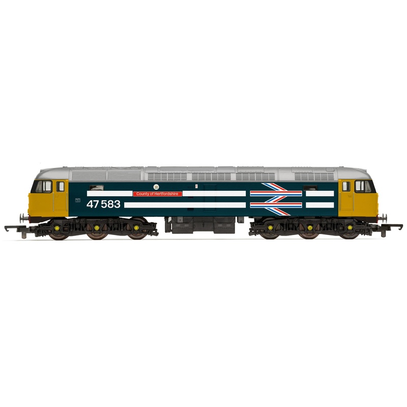 Hornby R30040TTS BR, Class 47, Co-Co, 47583 County of Hertfordshire – DCC Sound Era 7