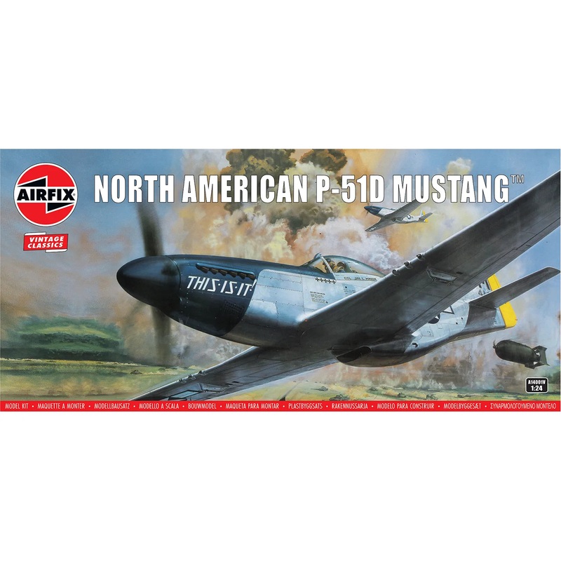 A14001V 1:24 North American P-51D Mustang