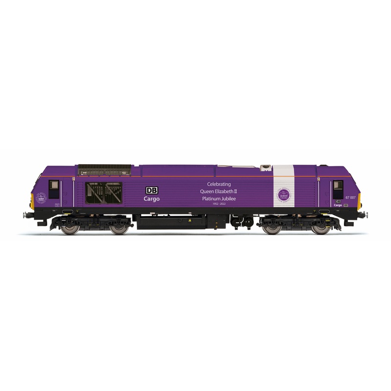 Hornby R30333 DB Cargo, Class 67, Bo-Bo, 67007 ‘Queen’s Jubilee’ – Era 11