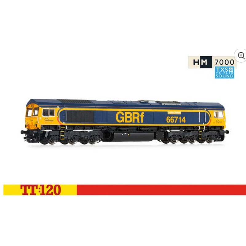 Hornby TT3016TXSM GBRf, Class 66, Co-Co, 66714 ‘Cromer Lifeboat’ Digital – Era 11 (Sound Fitted)