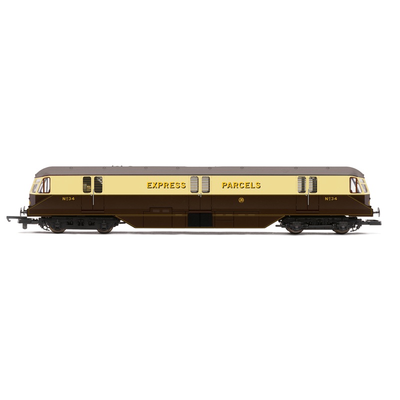 R30384 RailRoad Plus GWR, Bo-Bo, No. 34 Parcels Car – Era 3l