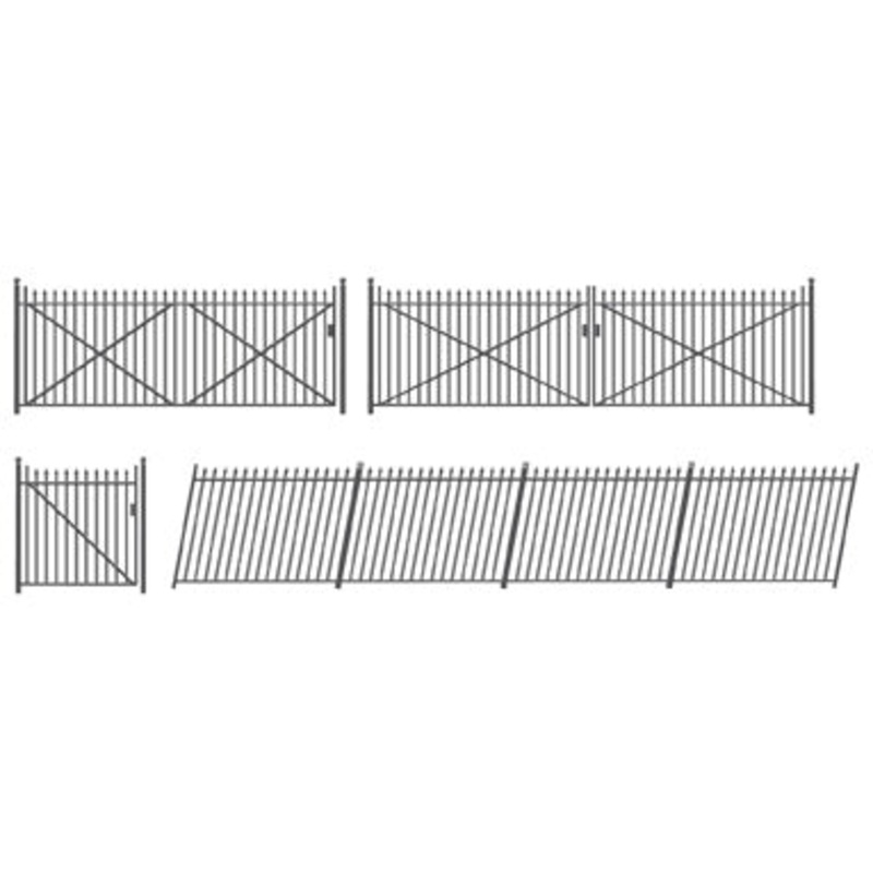 Ratio OO Gauge 435 GWR Spear Fencing (gates & ramps)