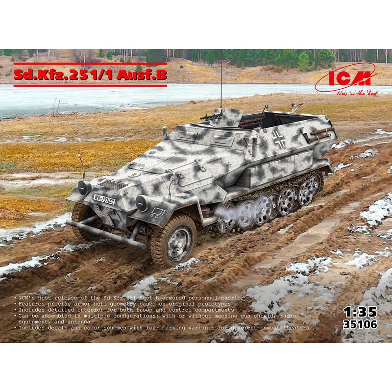 ICM 35106 1:35 Sd.Kfz.251/1 Ausf.B