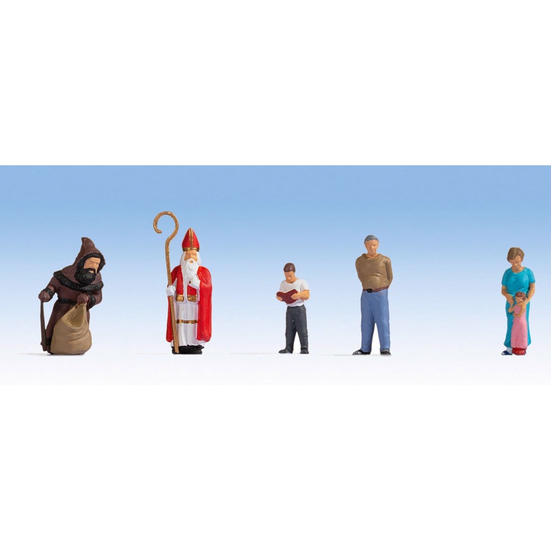 NOCH 15923 HO ST NICHOLAS’ EVENING (5) FIGURE SET