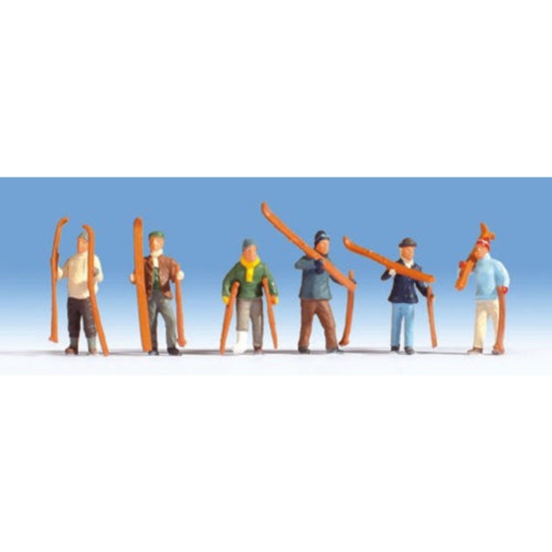 Noch HO/OO 15829 Gauge Skiers – Pack Two – Six Figures