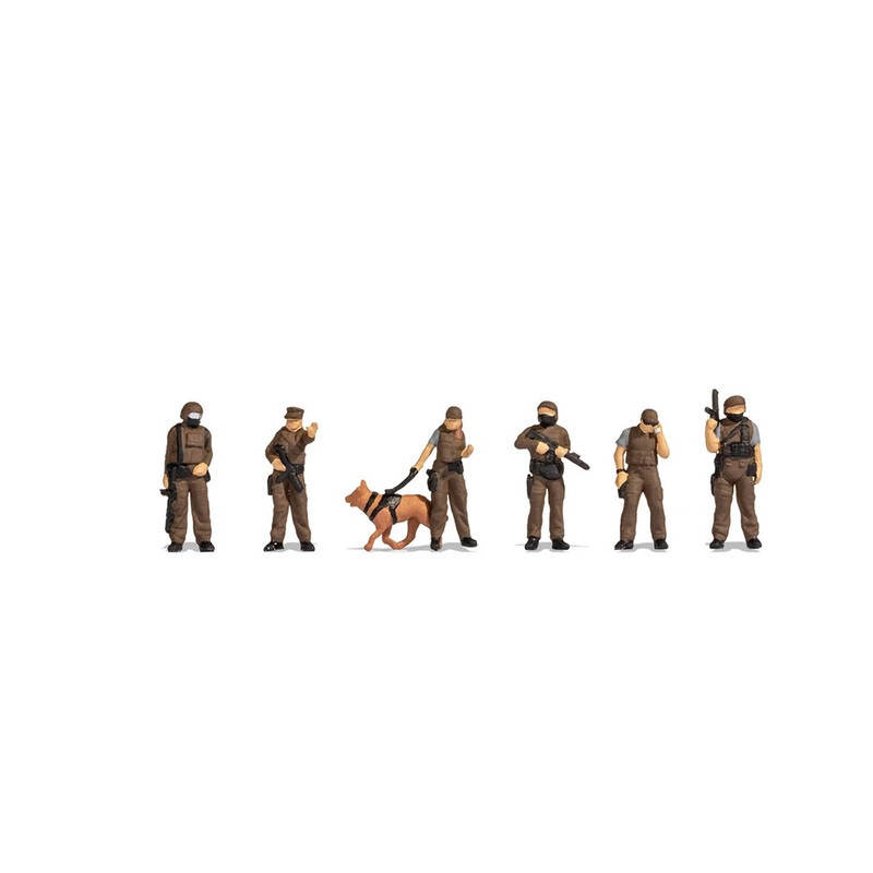 Noch TT:120 45079 Special Forces (6) & Dog Figure Set