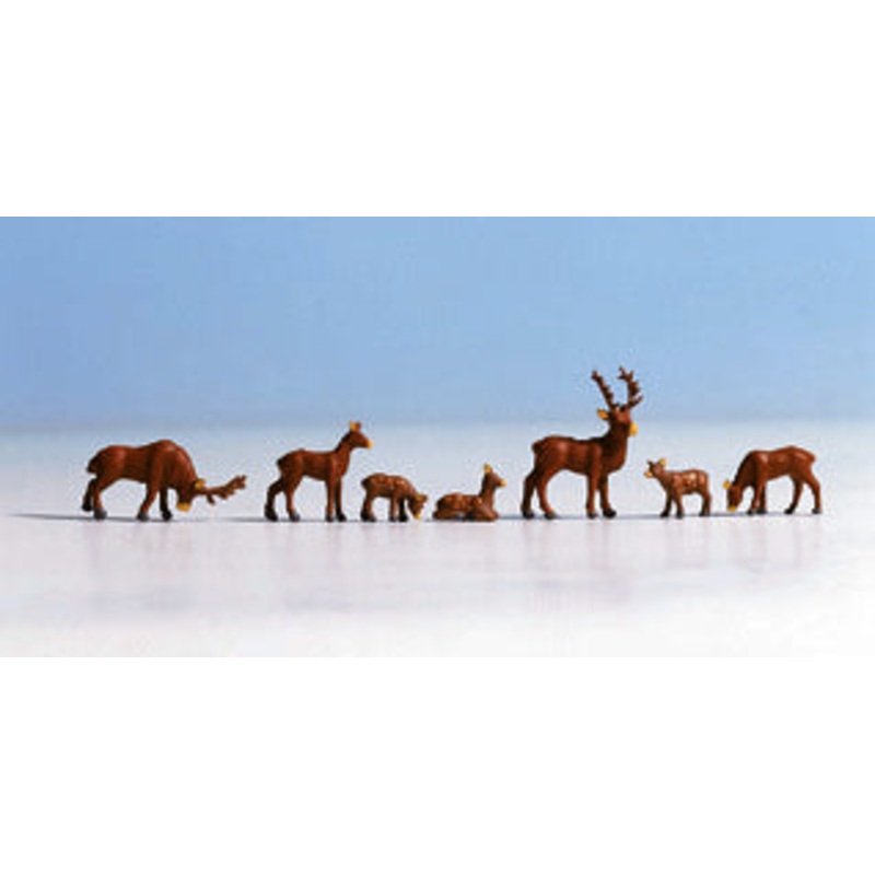 Noch TT:120 N45730 Deer (7) Figure Set