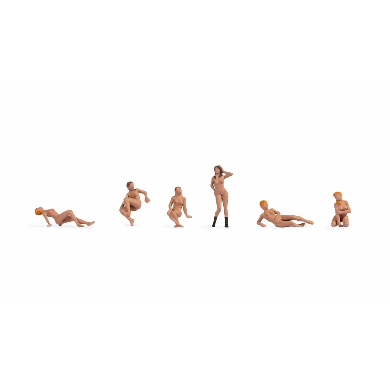 Noch TT:120 N45949 Nude Models (6) Figure Set