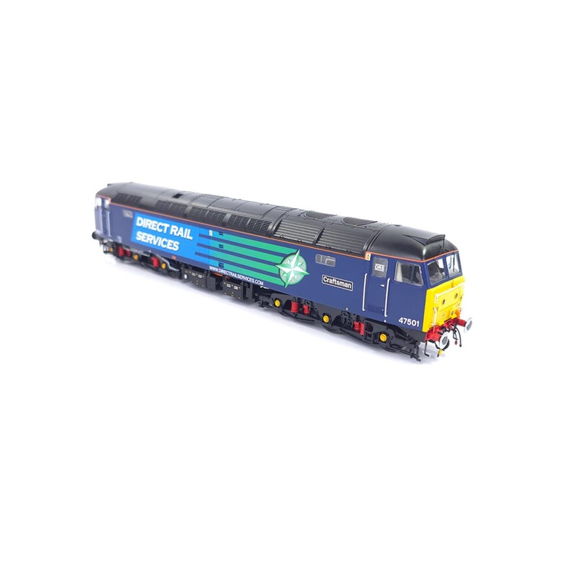 Heljan – Gaugemaster Exclusive – Class 47 47051 Craftsman – DRS Compass Blue – DCC Ready