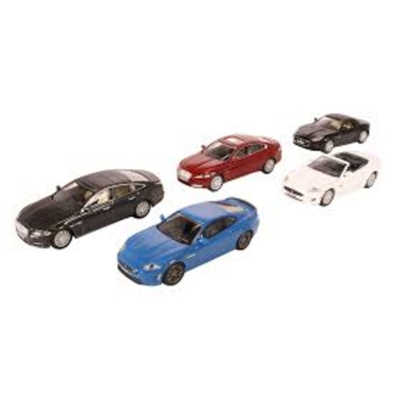 Oxford Diecast 5 Piece Jaguar Set XJ XKR_S XF XK F – 1:76 Scale