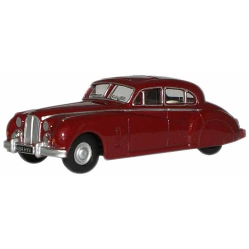 Oxford Diecast 76JAG7004 Jaguar MkVIIM Claret Metallic (Queen Mother)
