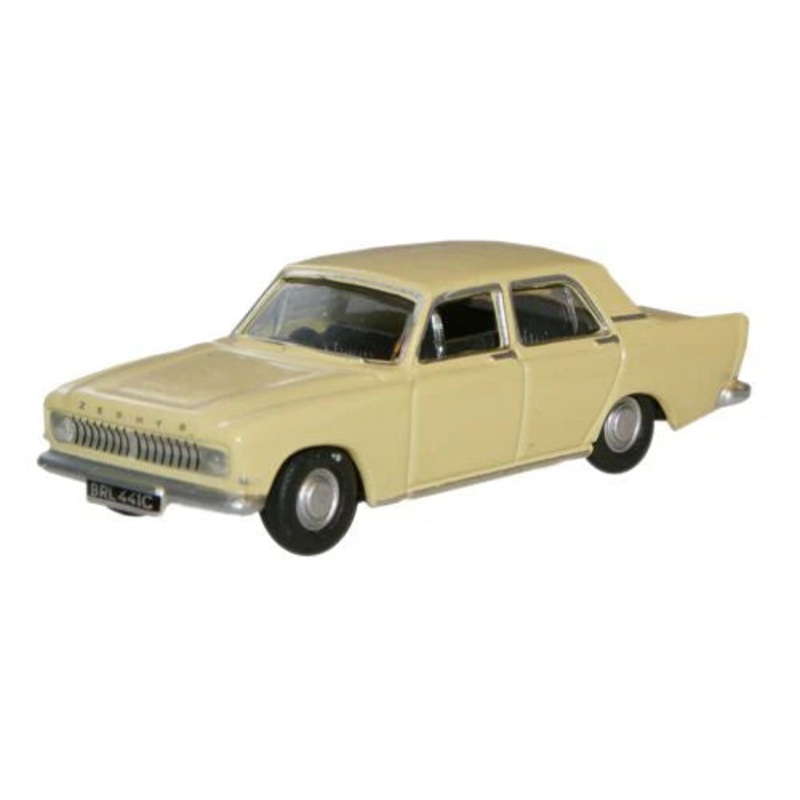Oxford Diecast Tuscan Yellow Ford Zephyr – 1:76 Scale