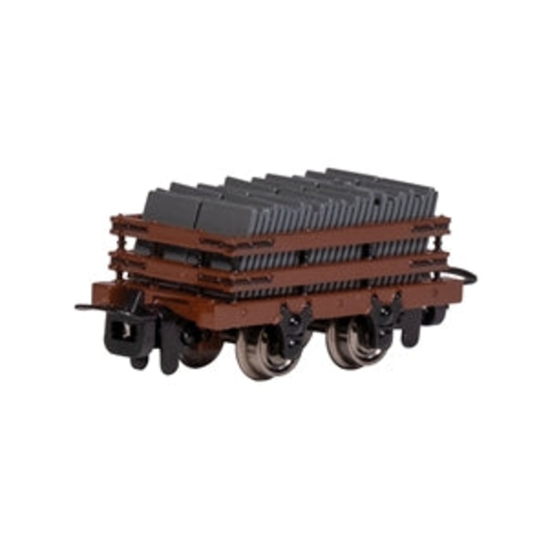 Bachmann 009/N Narrow Gauge Thomas The Tank  & Friends Slate Wagon With Load – Brown