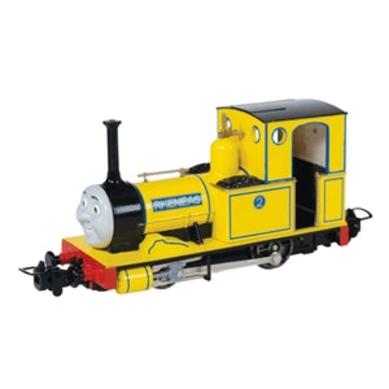 Bachmann 009/N Scale Thomas The Tank & Friends Narrow Gauge Locomotive – Rheneas (Yellow)
