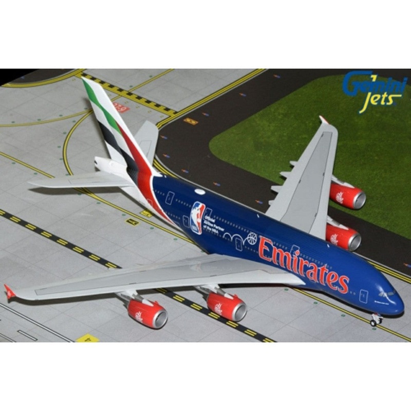 Gemini Jets – G2UAE1346 Emirates Airbus A380 A6-EOD Official Airline Partner Of The NBA