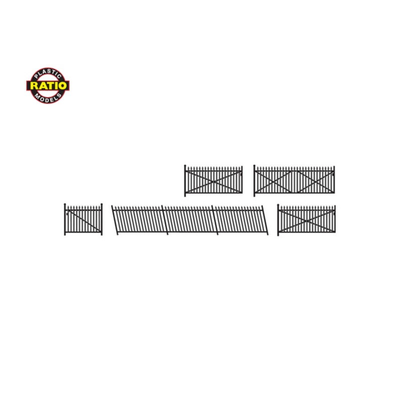 Ratio OO Gauge 246 GWR Spear Fencing Ramps & Gates