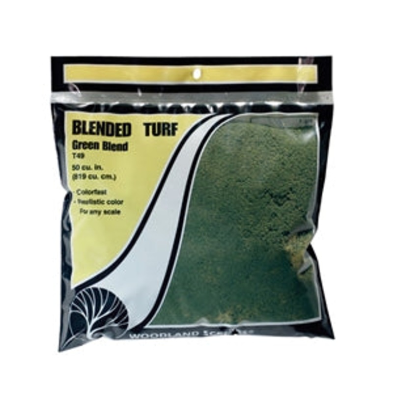 Woodland Scenics Green Blend Fine Turf Bag WT49