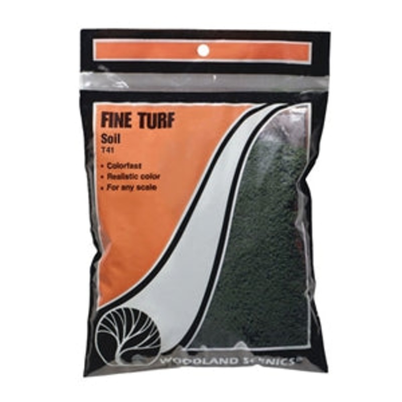 Woodland Scenics Soil Fine Turf Bag WT41