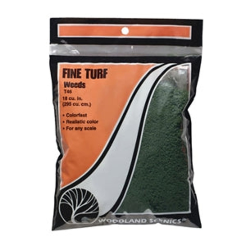 Woodland Scenics Weeds Fine Turf Bag WT46