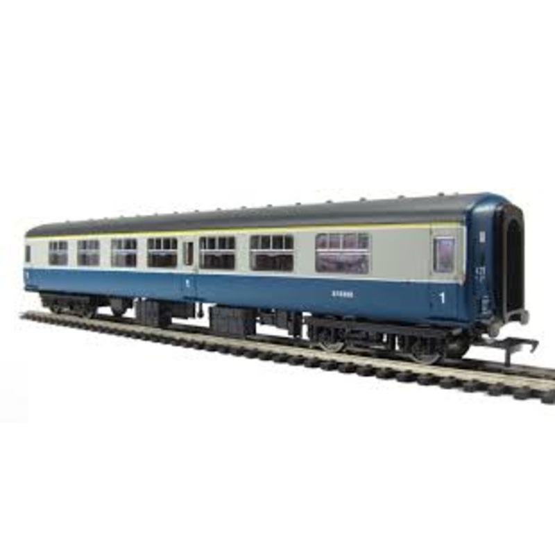 Bachmann 39-330A OO Gauge BR Mk 2 Corridor 1st Blue/Grey