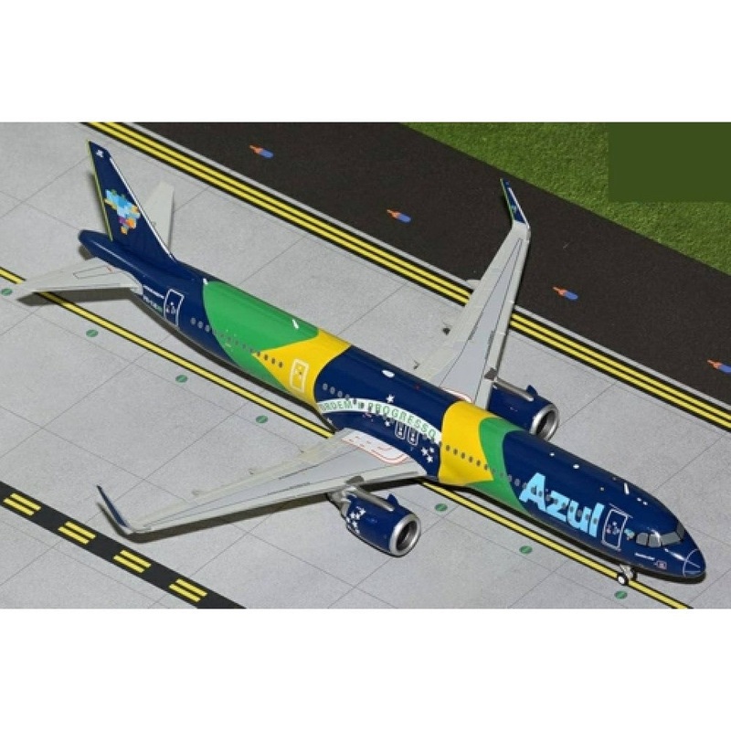 Gemini 200 Azul Airbus A321 neo 1:200 scale die-cast model aircraft (item No:G2AZU1085)