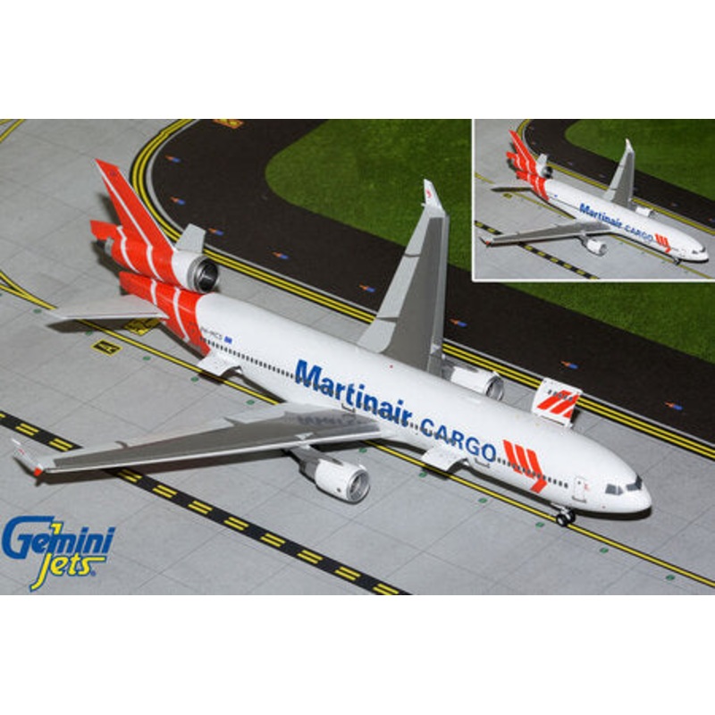 Gemini 200 Martinair Cargo McDonnell Douglas MD-11F 1:200 scale die-cast model aircraft 25th Anniversary 1998-2023 (item No:G2MPH1181)