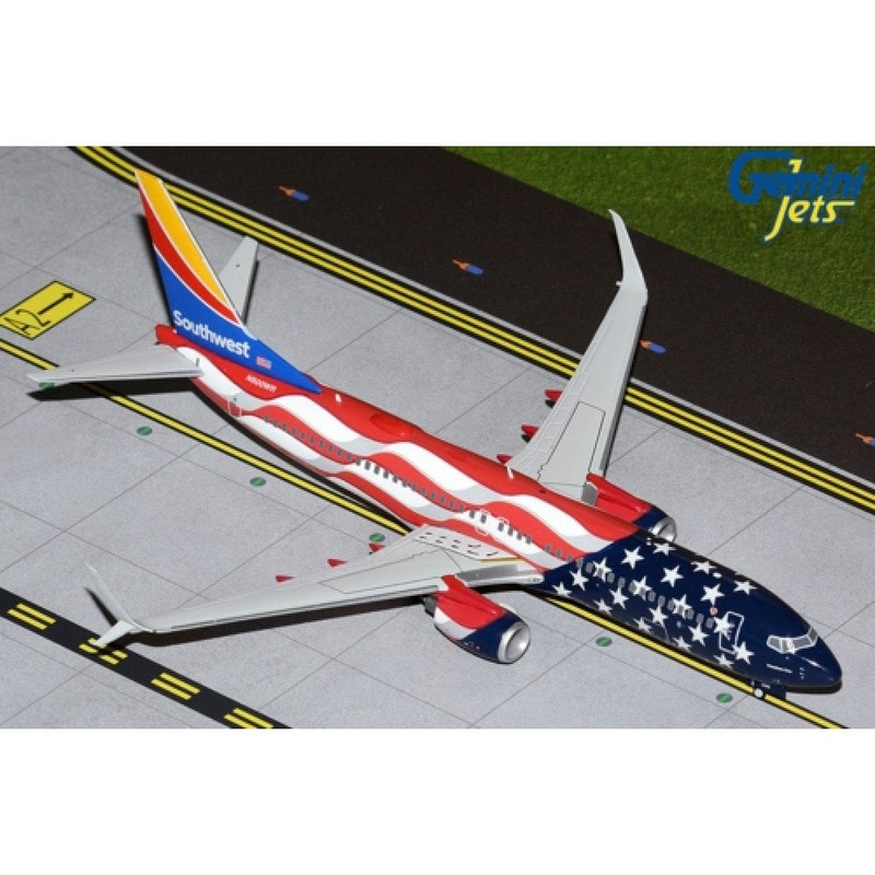 Gemini 200 Southwest Boeing 737-800 1:200 scale die-cast model aircraft (item No: G2SWA1042)