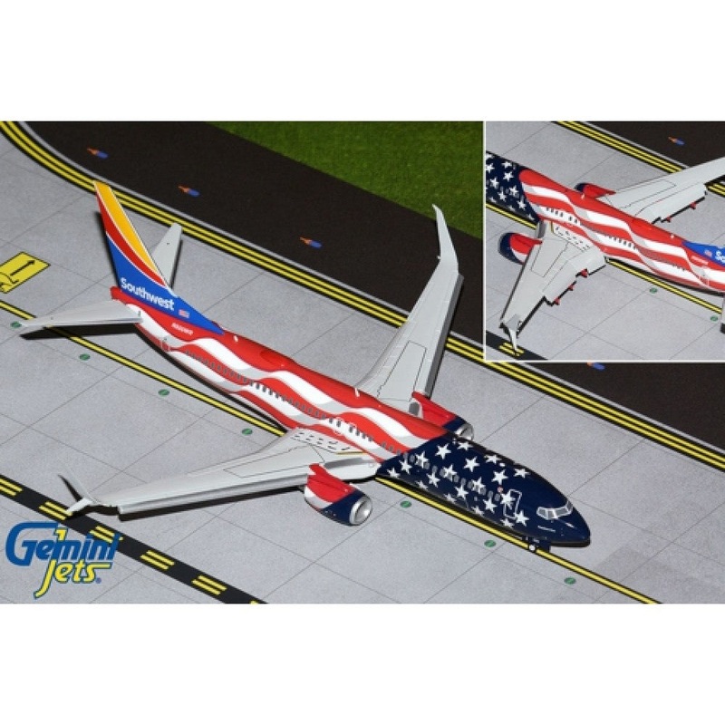 Gemini 200 Southwest Boeing 737-800 1:200 scale die-cast model aircraft (item No: G2SWA1042F)