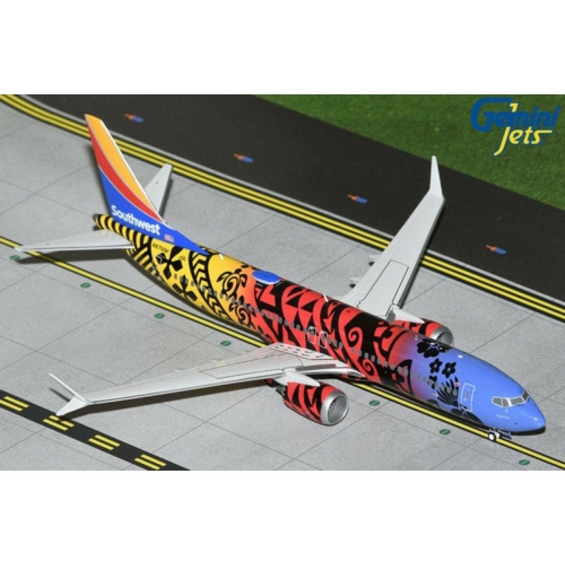 Gemini 200 Southwest Boeing 737 Max 8 1:200 scale die-cast model aircraft (item No: G2SWA1268)