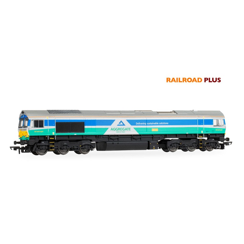 Hornby R30428 RailRoad Plus: Class 66 – Aggregates Industries – 66711 ‘Sence’