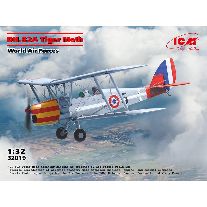 ICM 32019 1:32 DH.82A Tiger Moth