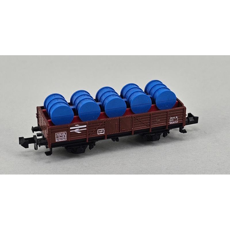 Trix N GAUGE BR Pipe VB wagon, No. B740387 Bauxite