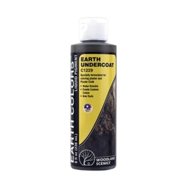 Woodland Scenics Earth Undercoat Earth Colours Liquid Pigment 8 Oz WC1229