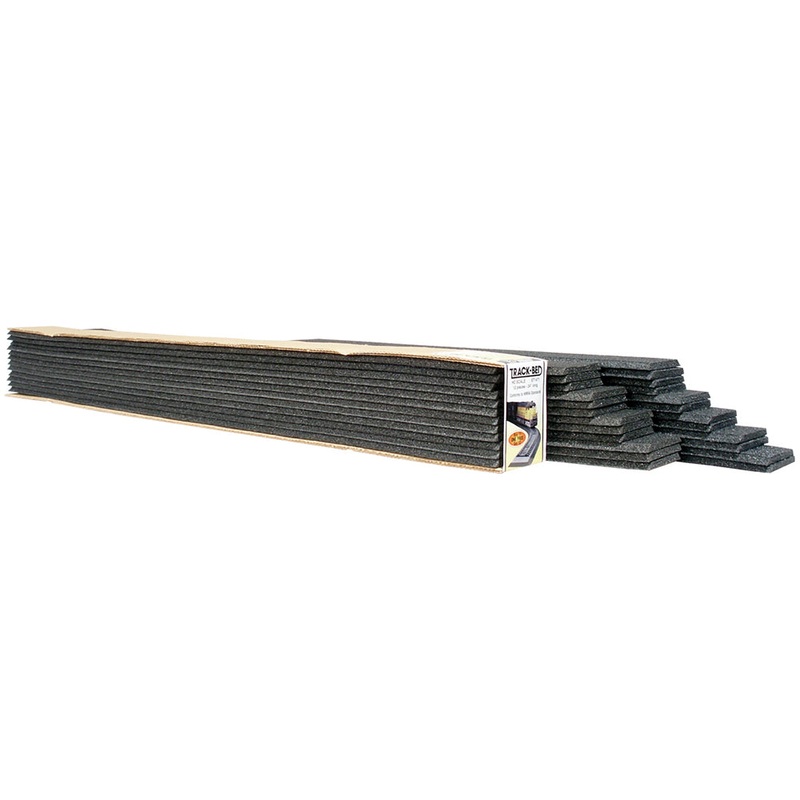 Woodland Scenics WST1472 N Gauge Track-Bed Strips – 12 Piece Standard Pack