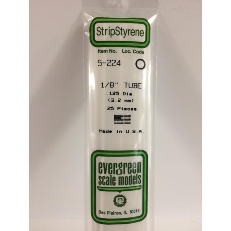 Evergreen 224 – 3.2mm Tube