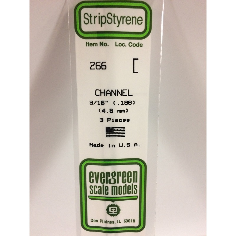 Evergreen 266 – 4.8mm Channel