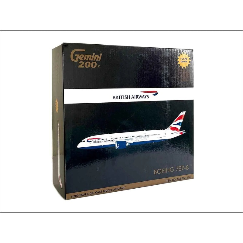 Gemini 200 British Airways Boeing 787-8 G2BAW1120F 1:200