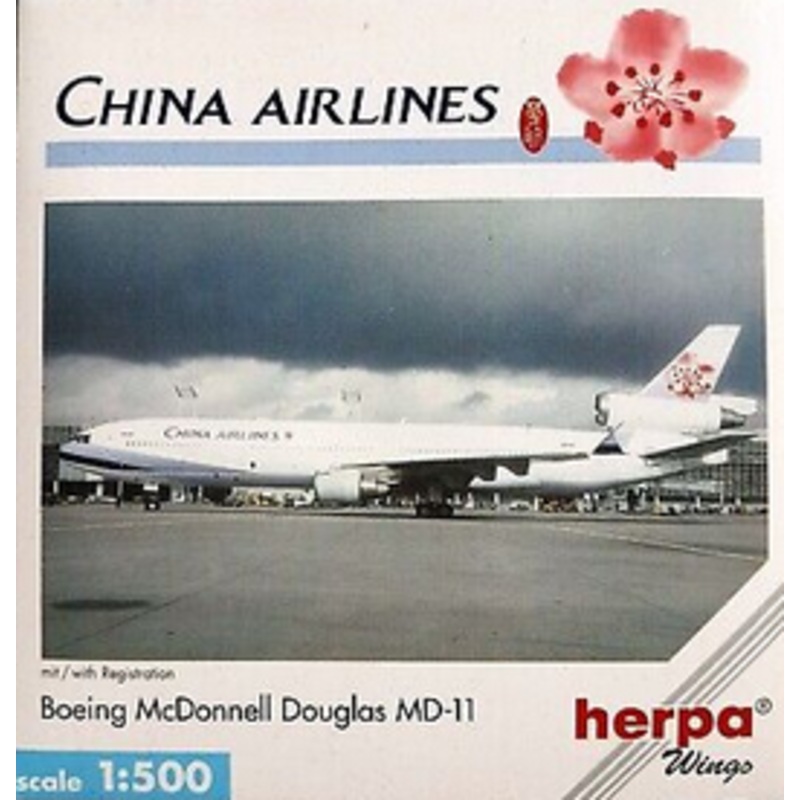 Herpa Wings 1:500 China Airlines Boeing McDonnell Douglas MD-11 503532